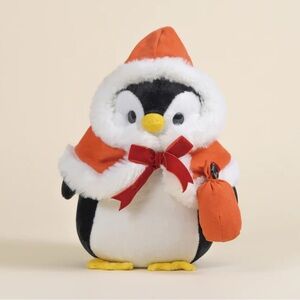 Bellzi Christmas Penguin with Santa outfit